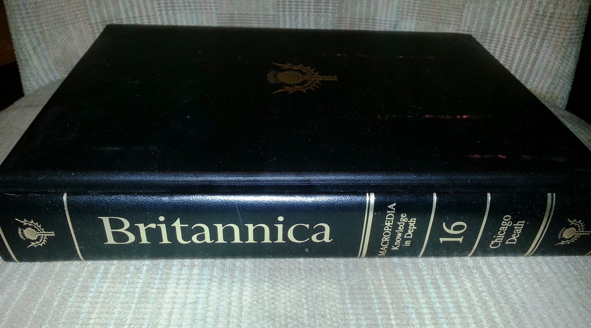 Britannica Encyclopedia - Micropedia - Knowledge In Depth - Chicago Death - Vol.16